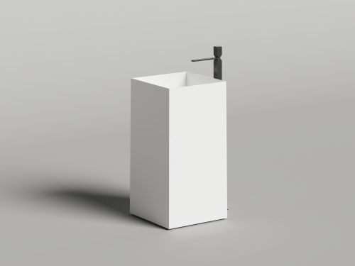 Раковина из литьевого мрамора Salini ARMONIA 130511TG 45х45 напольная цвет белый